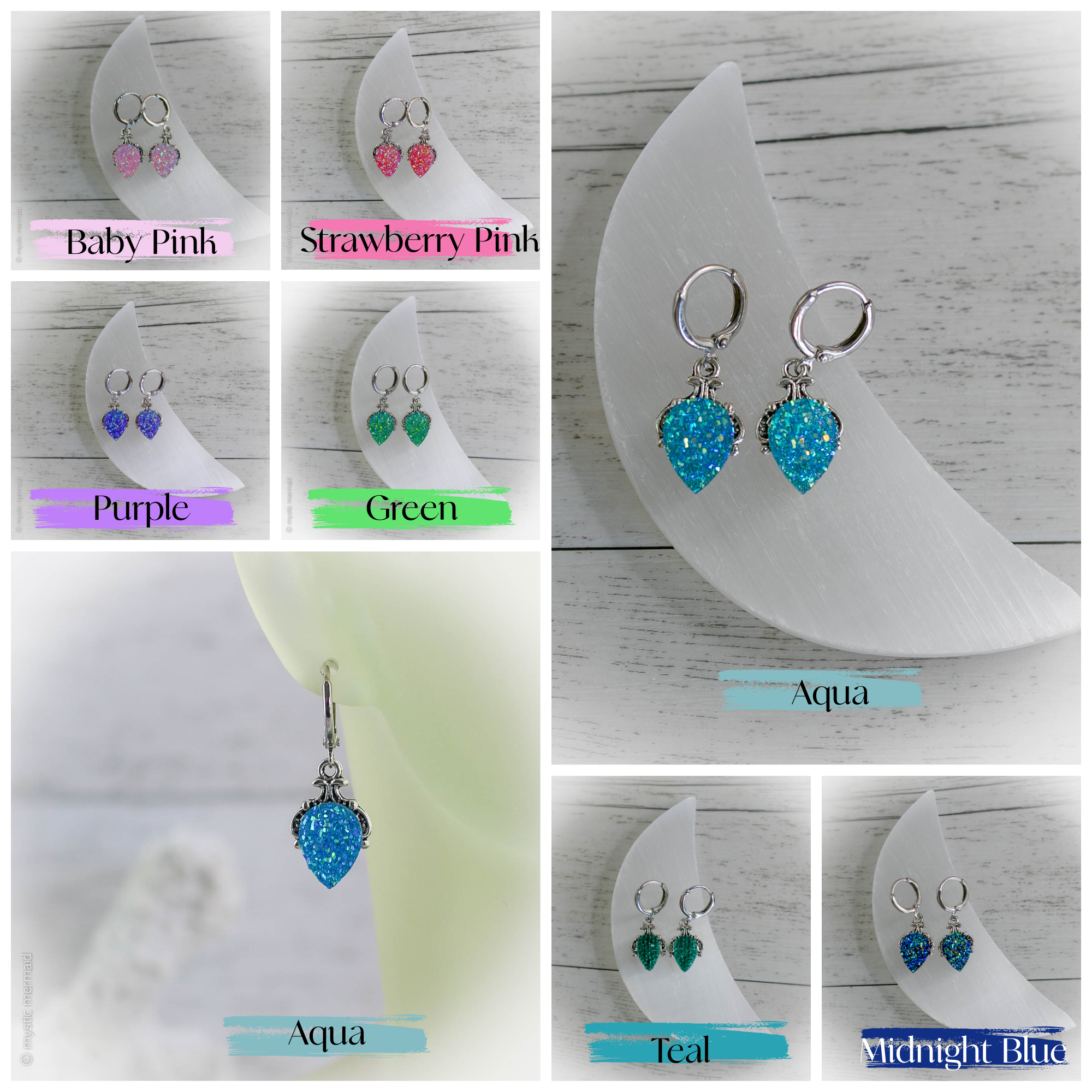 All-A-Sparkle Faux Druzy Earrings