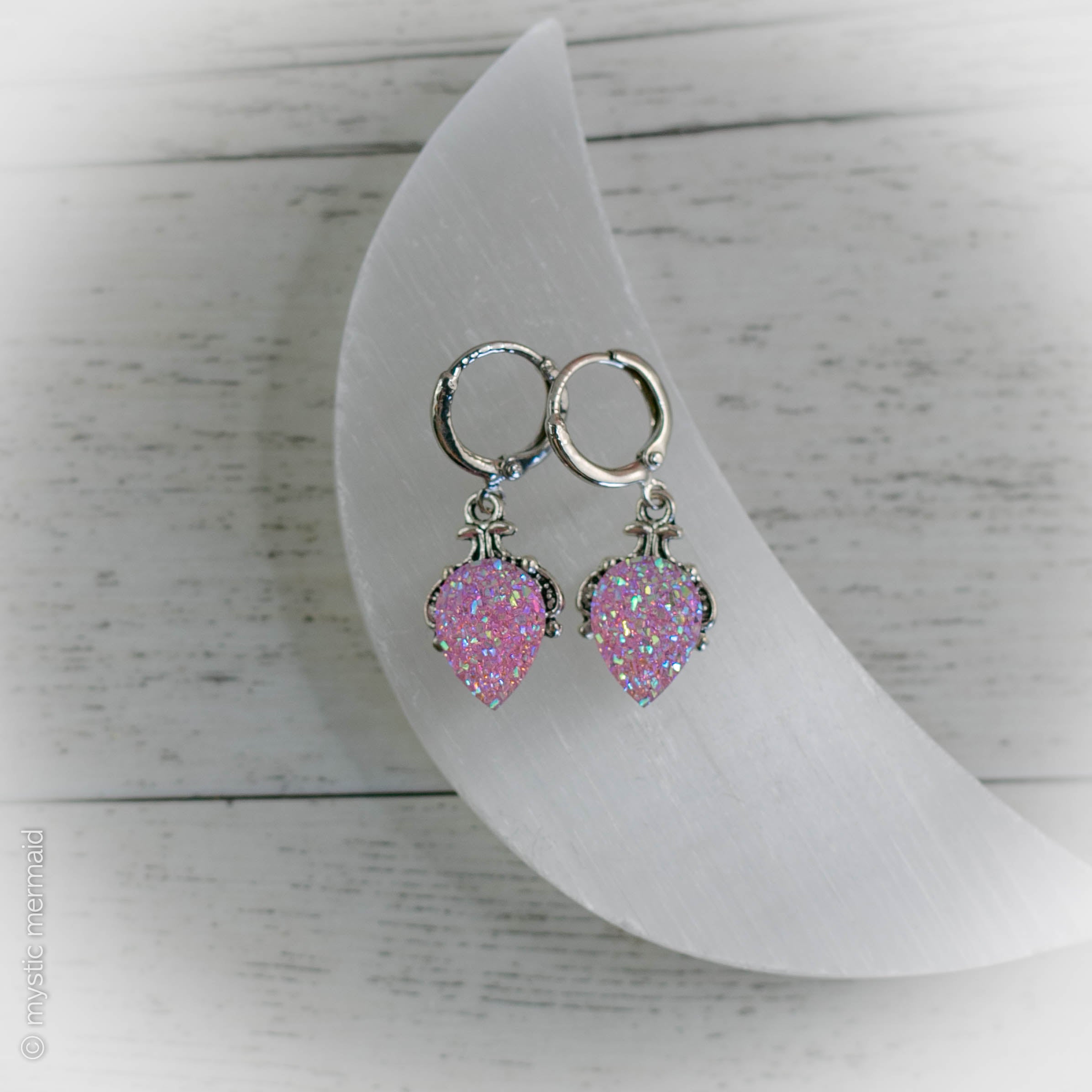 All-A-Sparkle Faux Druzy Earrings