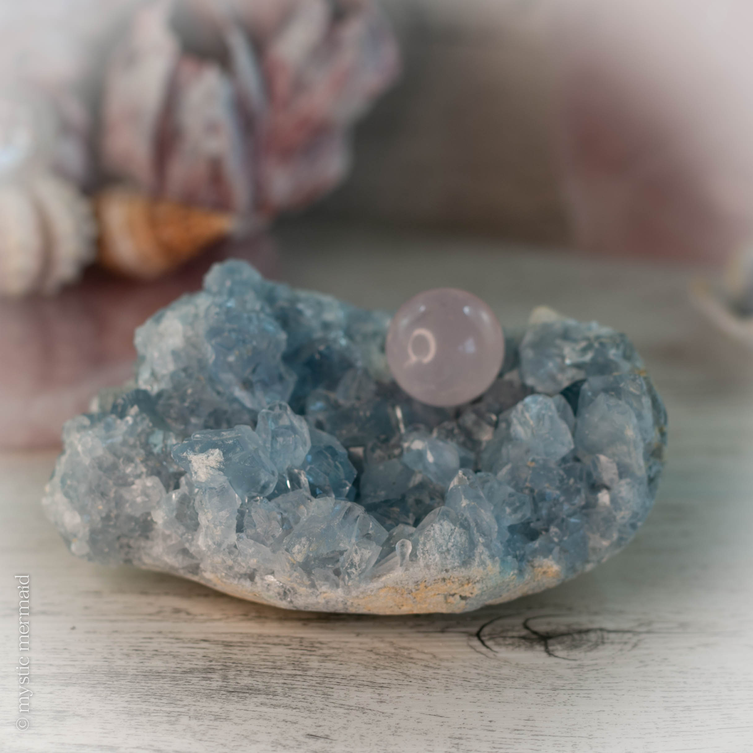 Celestite Crystal Cluster Large