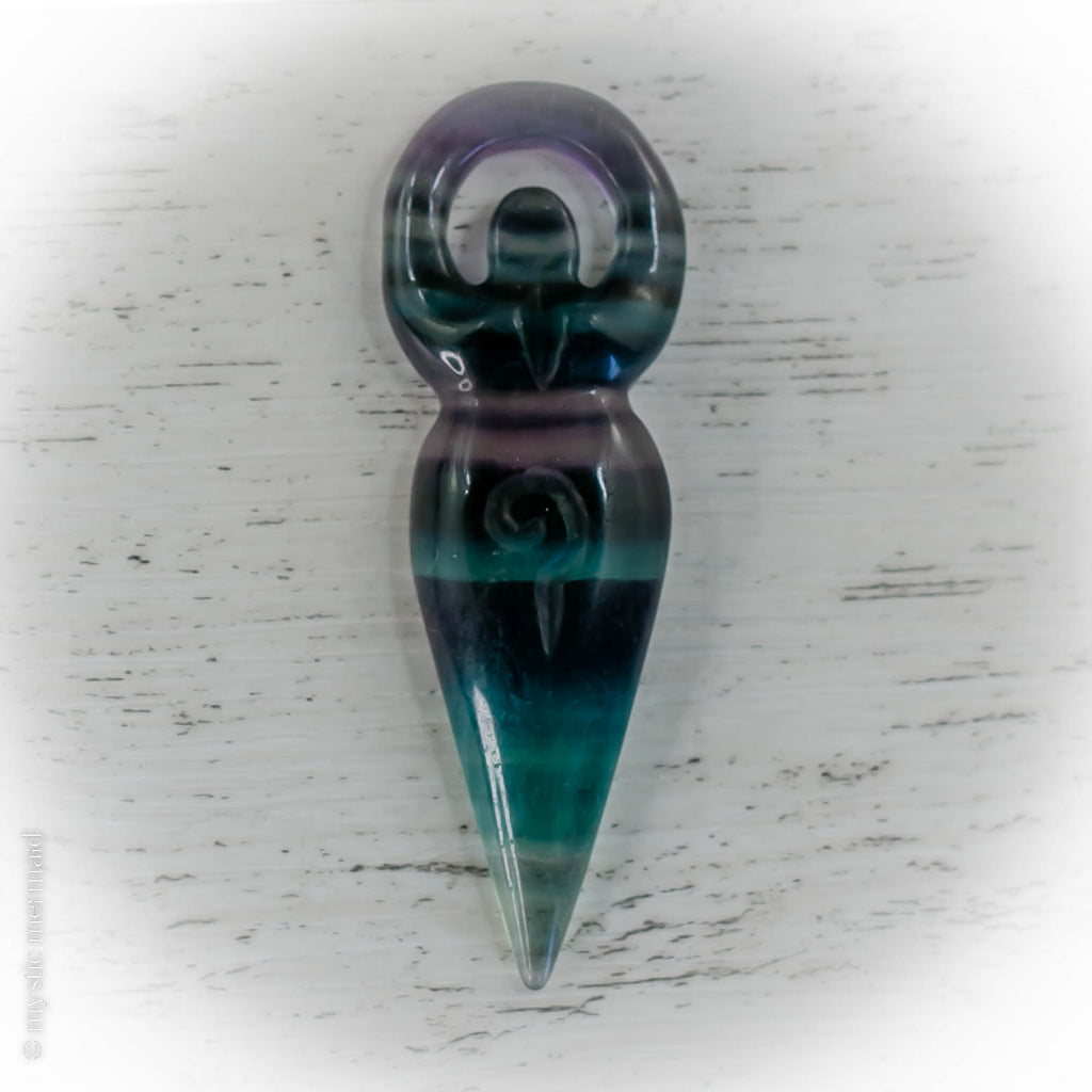 Rainbow Fluorite Celtic Goddess