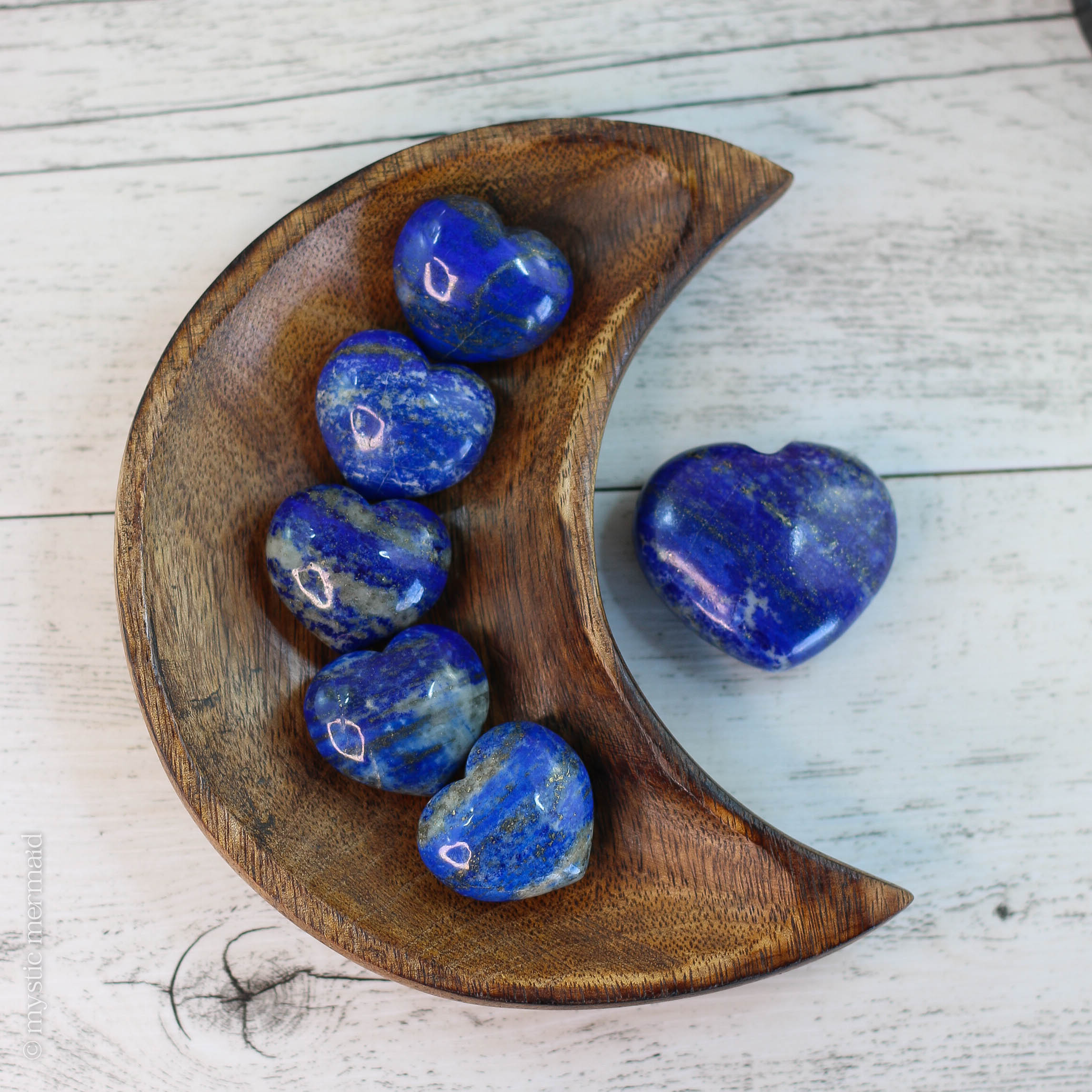 Lapis Lazuli Puffy Hearts
