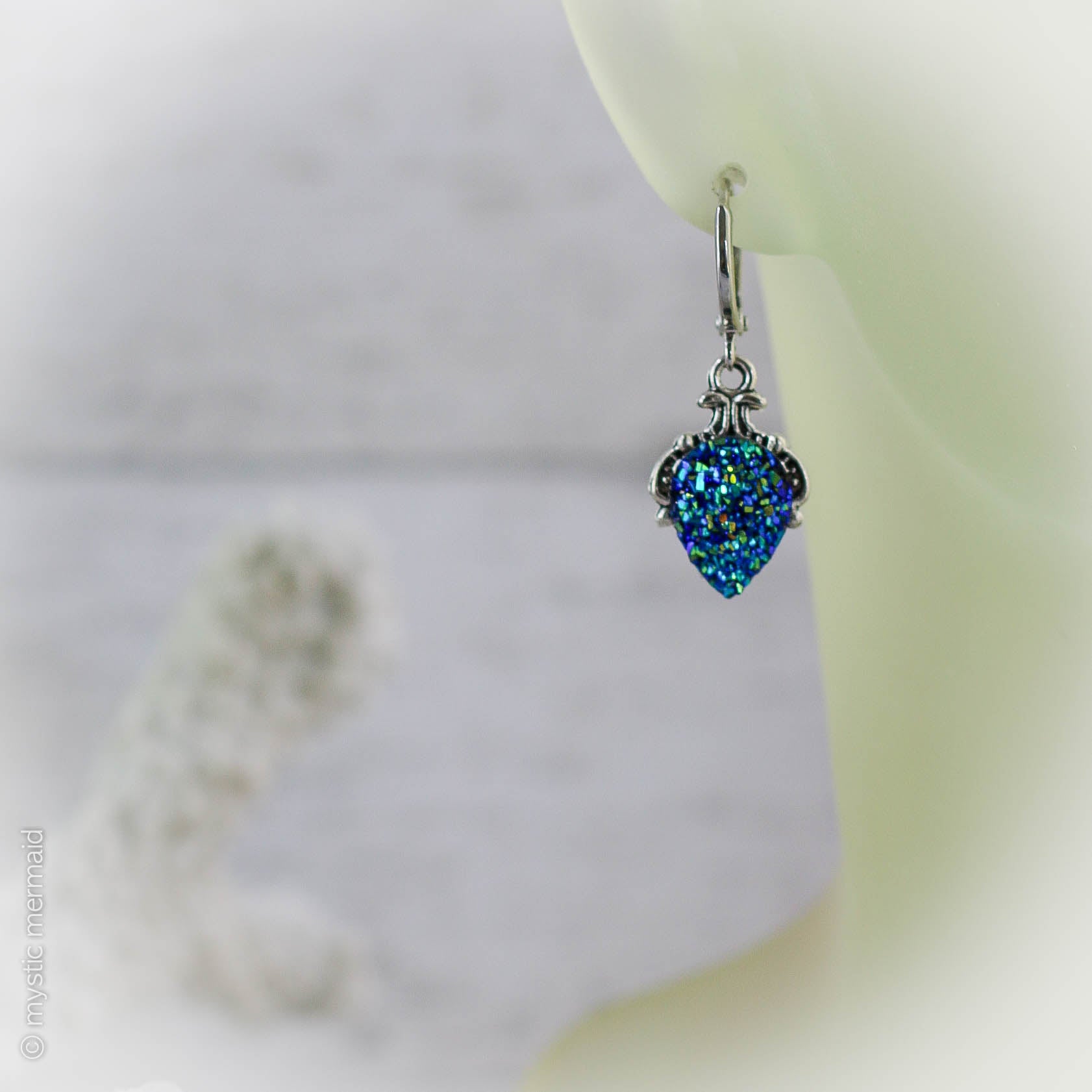 All-A-Sparkle Faux Druzy Earrings