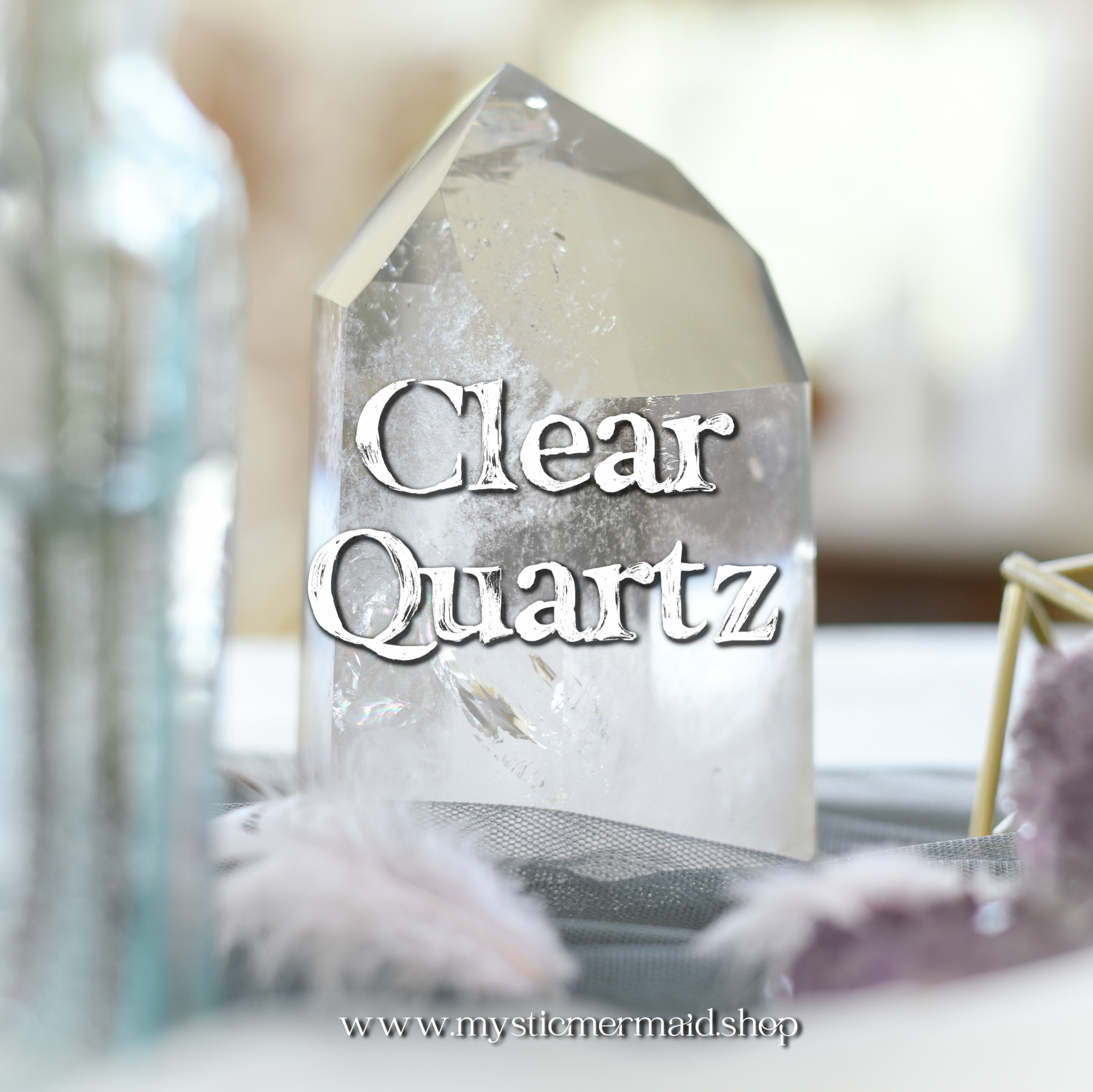 Clear Quartz available from Mystic Mermaid