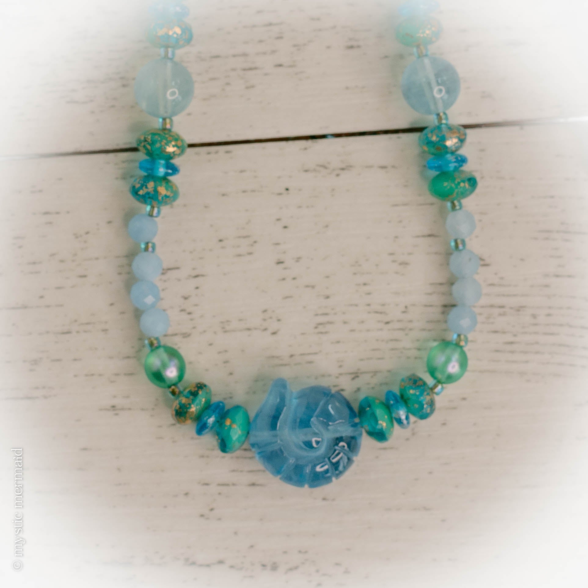 Clear and Calm Aquamarine Dreams Necklace