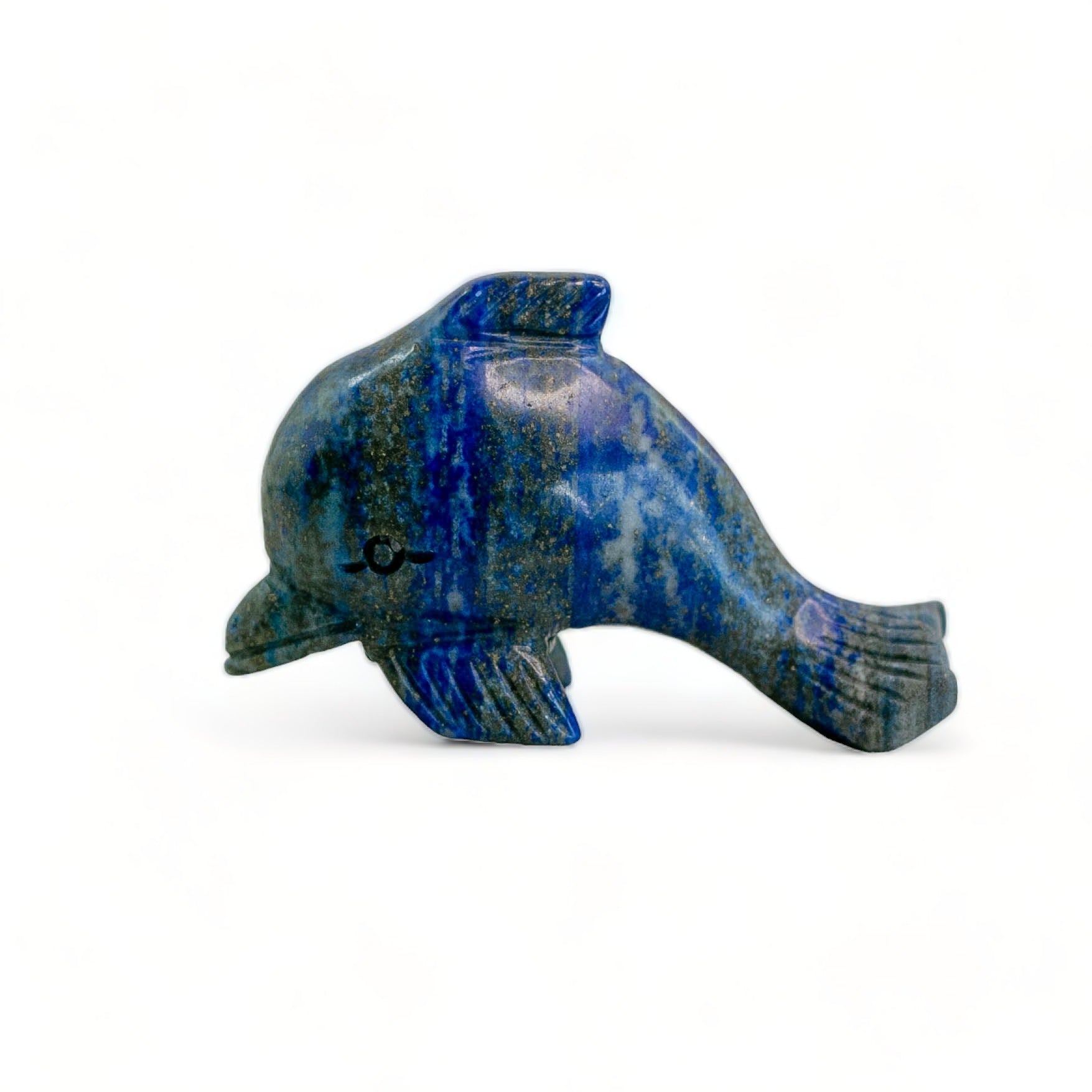 Lapis Lazuli Fairtrade Carved Dolphin