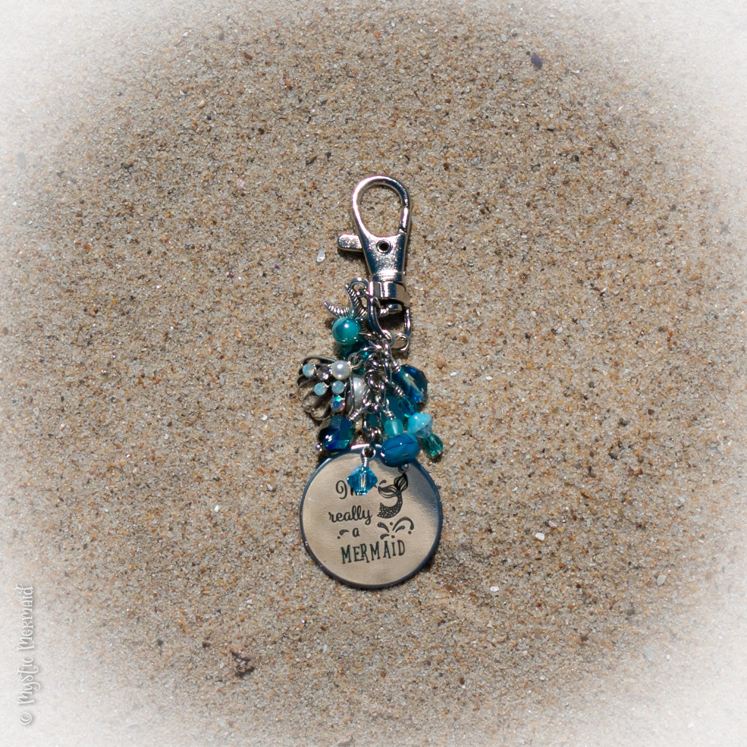 I am really a Mermaid Key Chain / Bag Charm