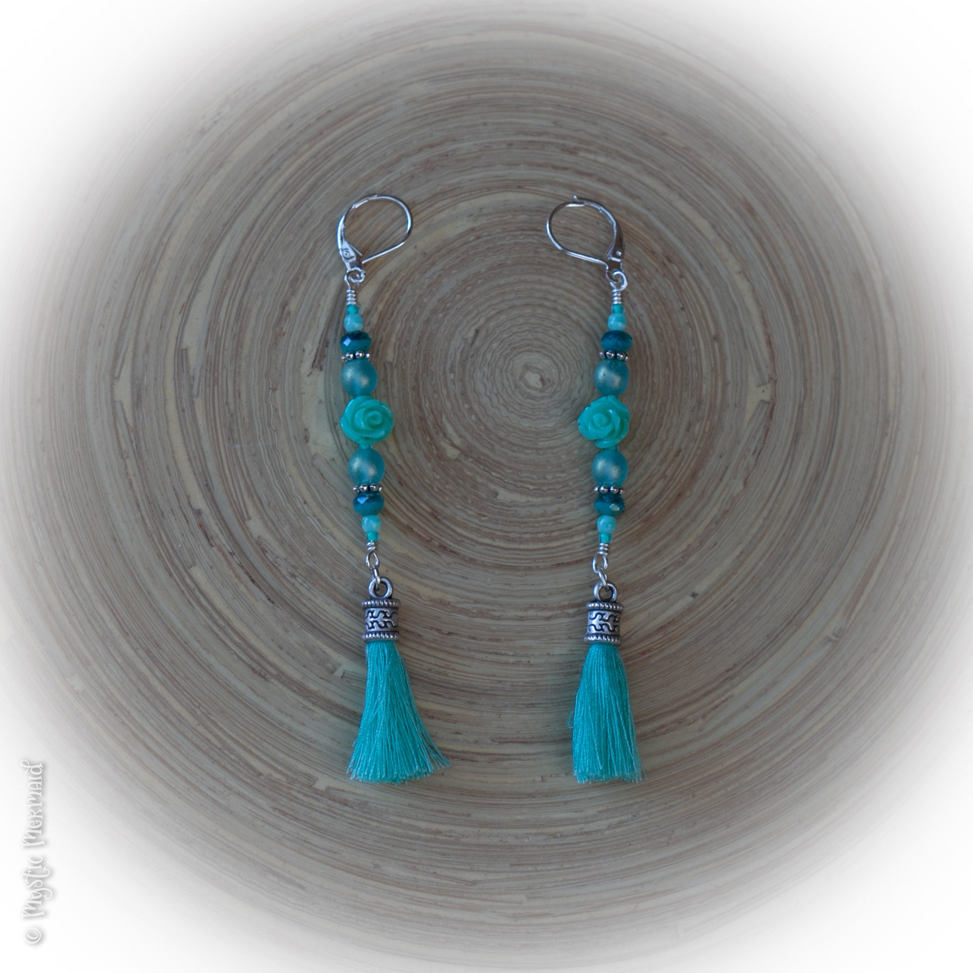Turquoise Delight 925 Sterling Silver Leverback Earrings
