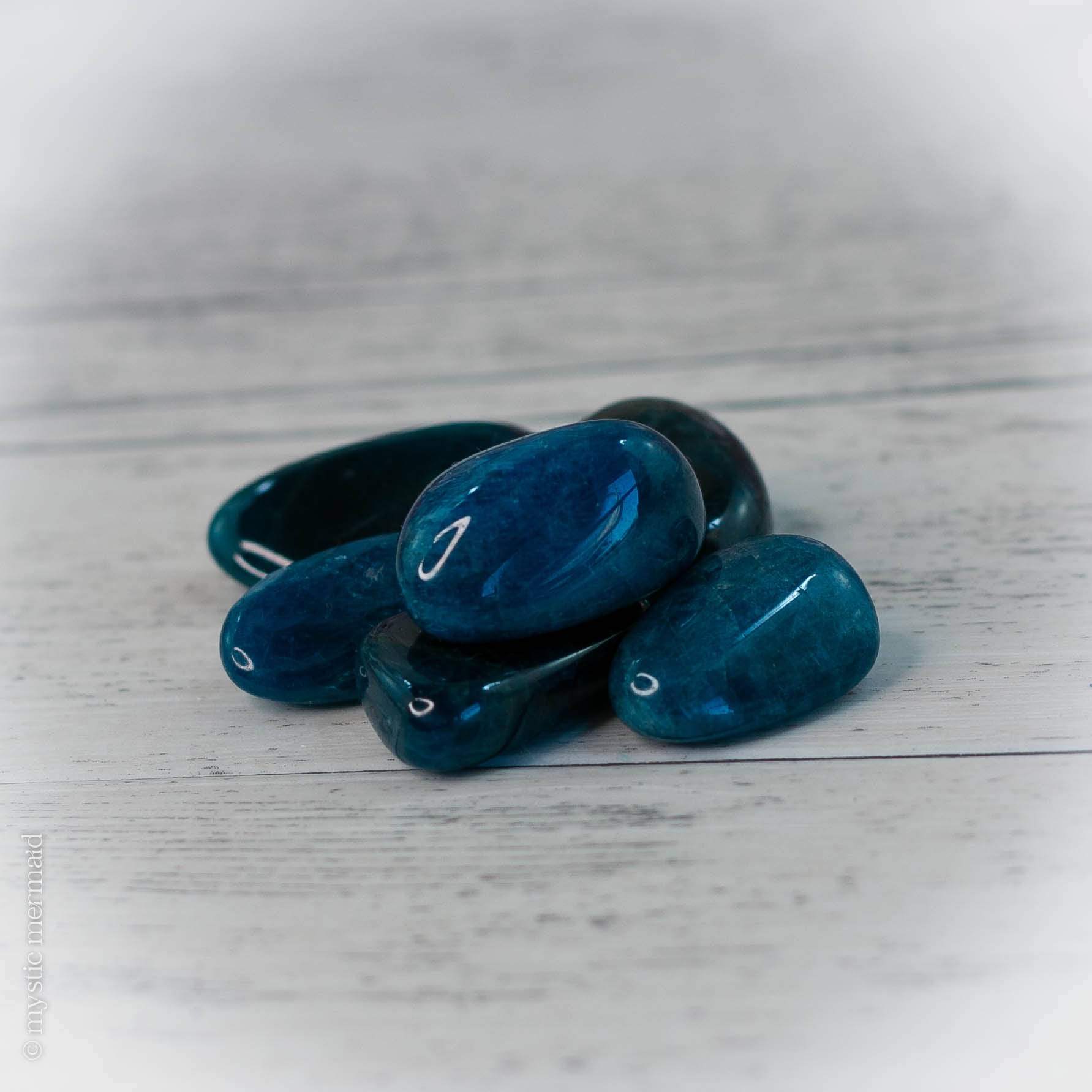Blue Apatite Tumblestones