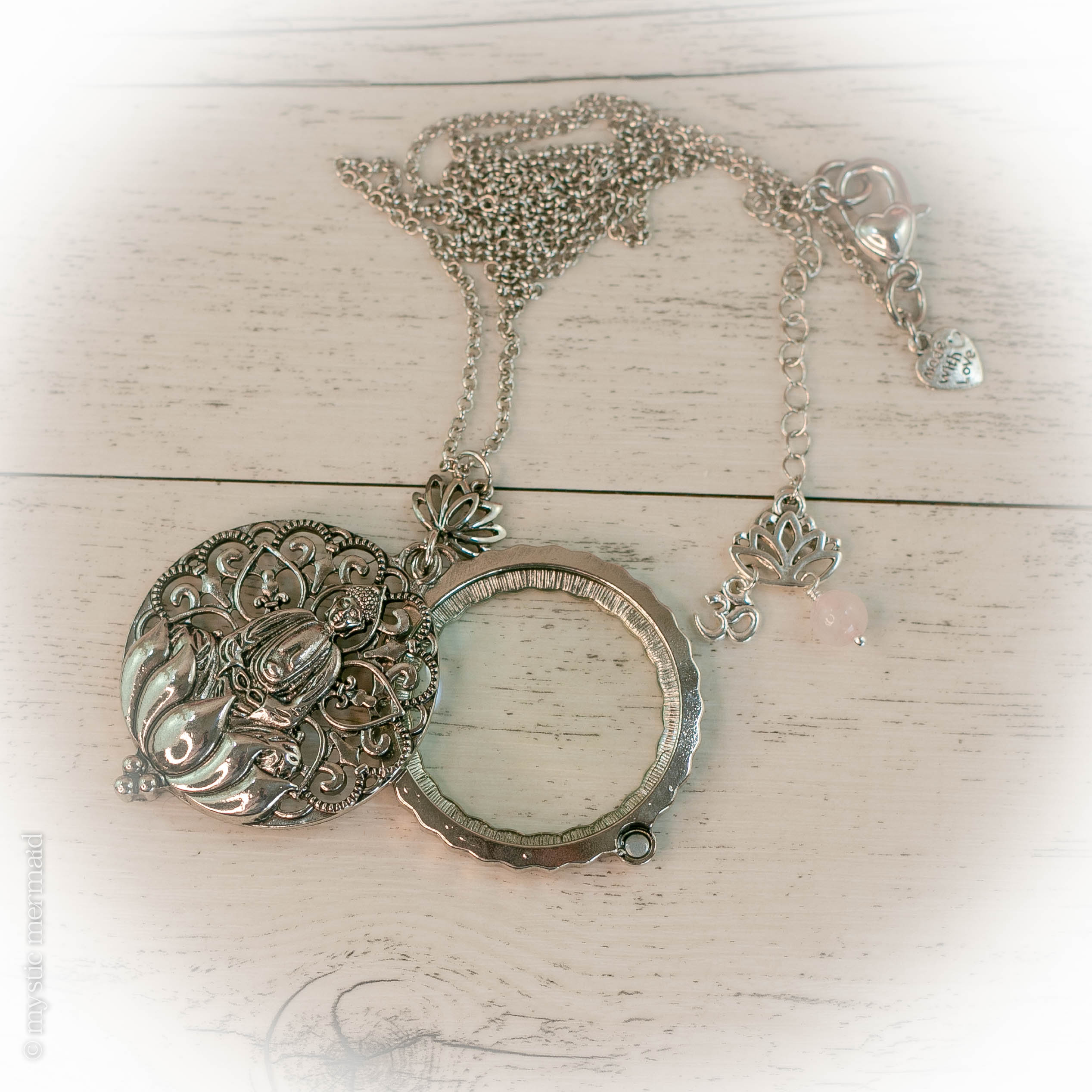 Buddha's Bliss Magnifying Glass Necklace