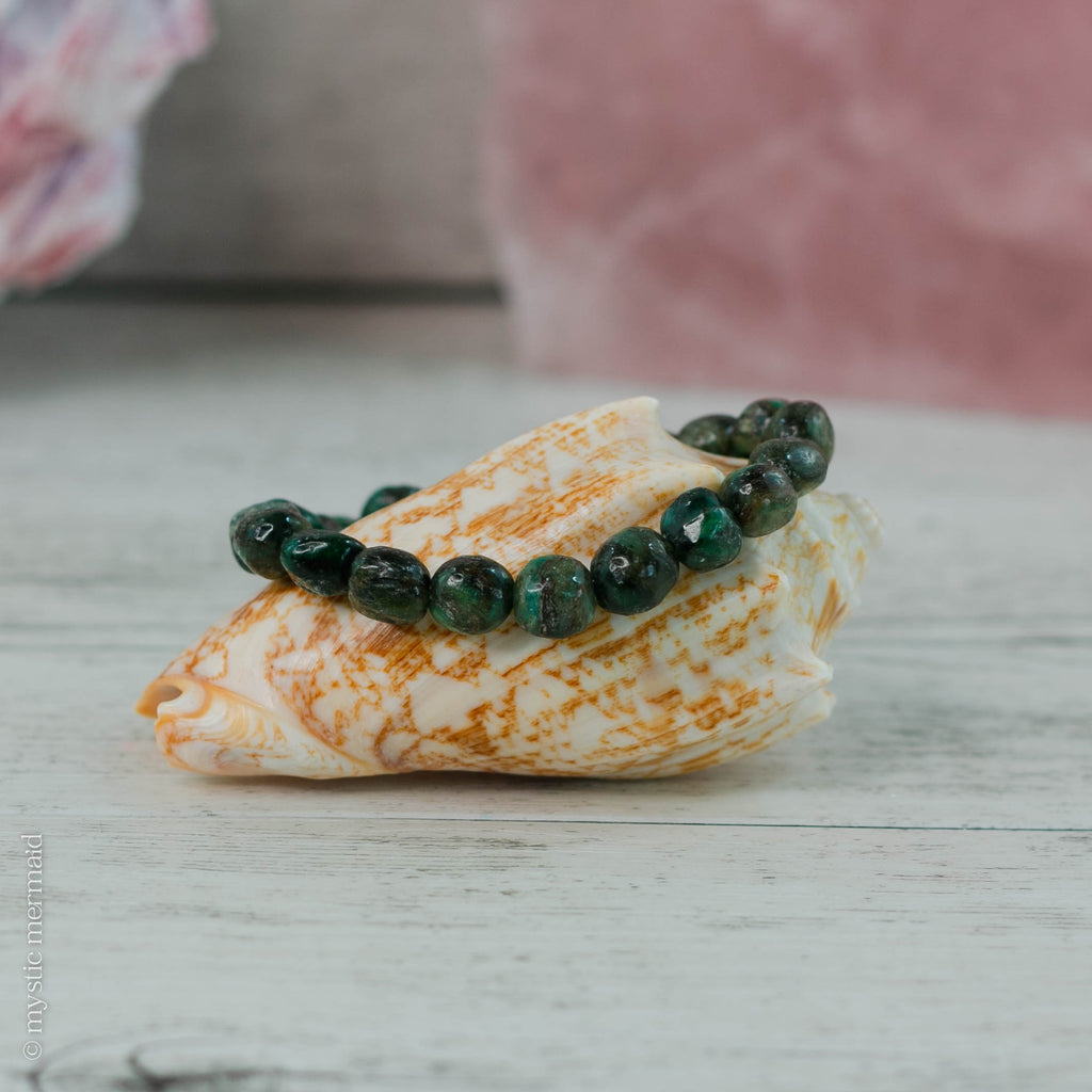 Emerald Pebble Bracelet