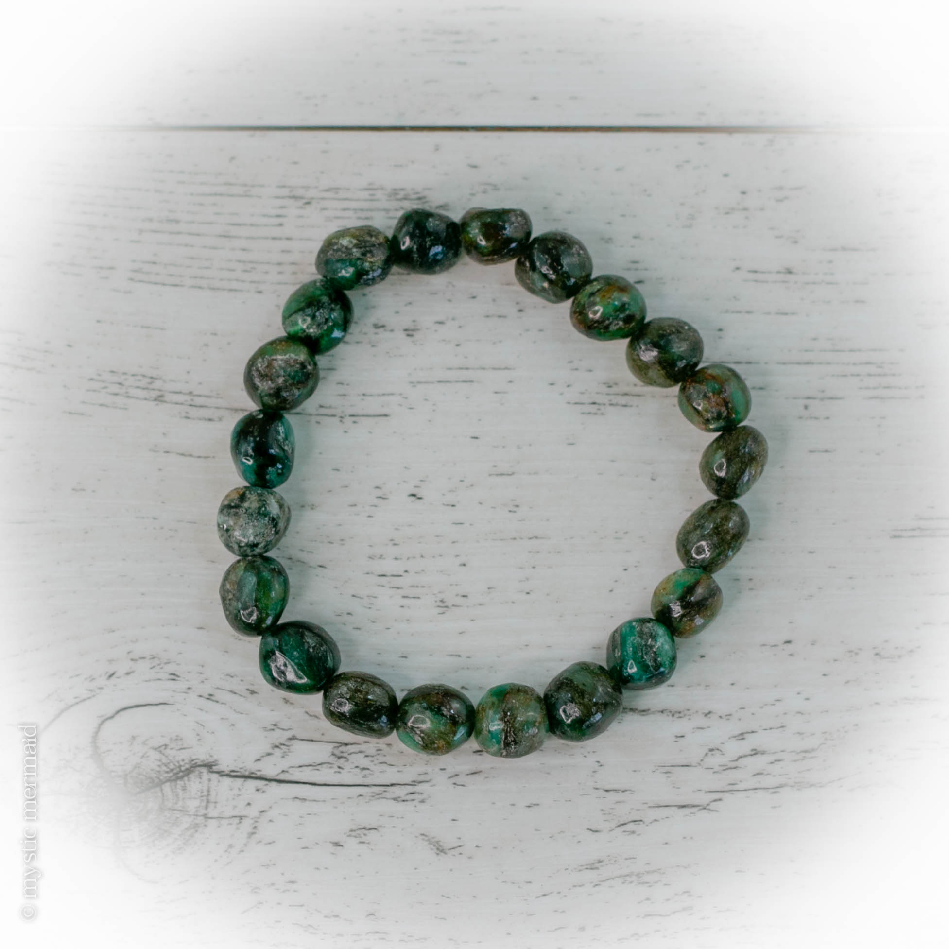 Emerald Pebble Bracelet