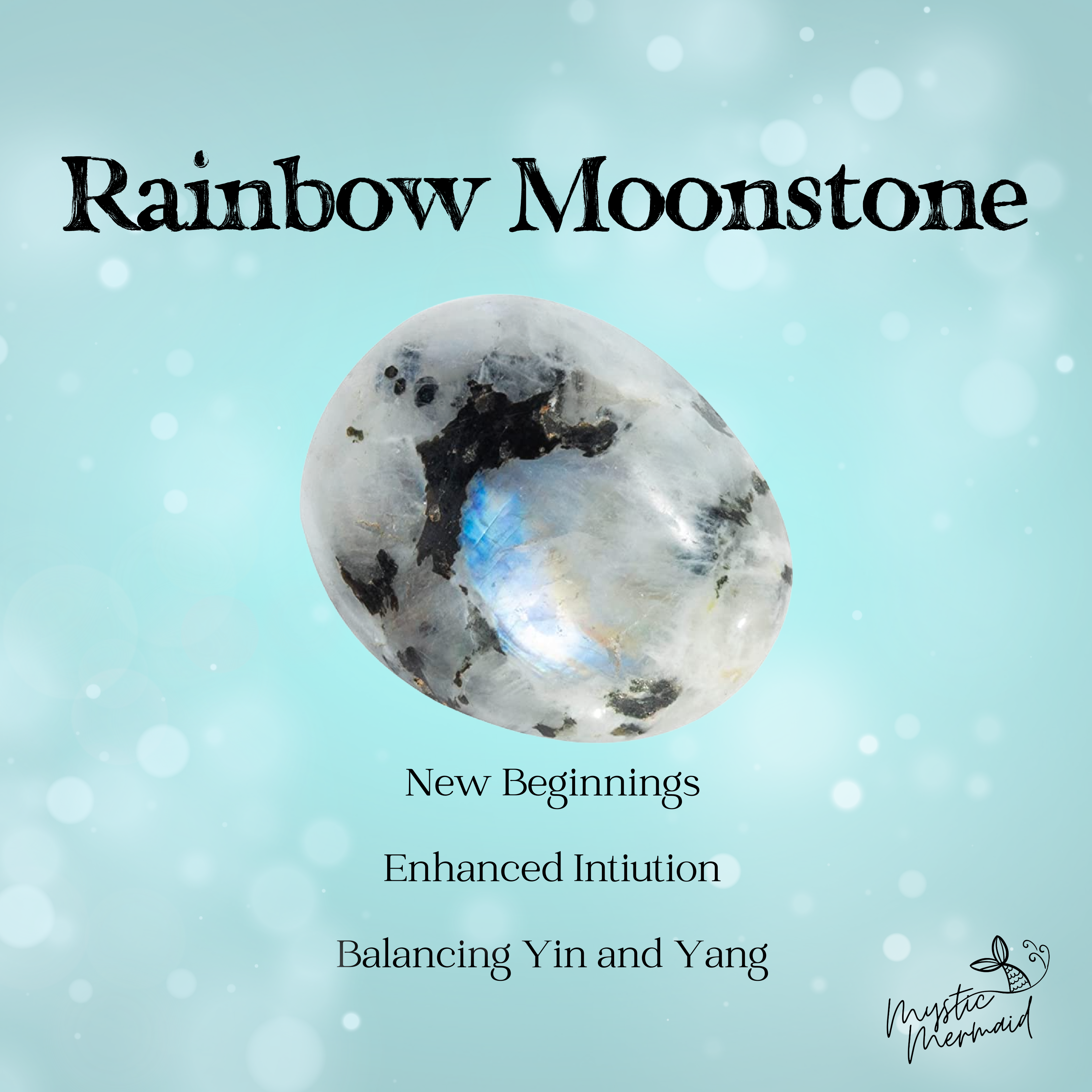 Rainbow Moonstone Tumblestones