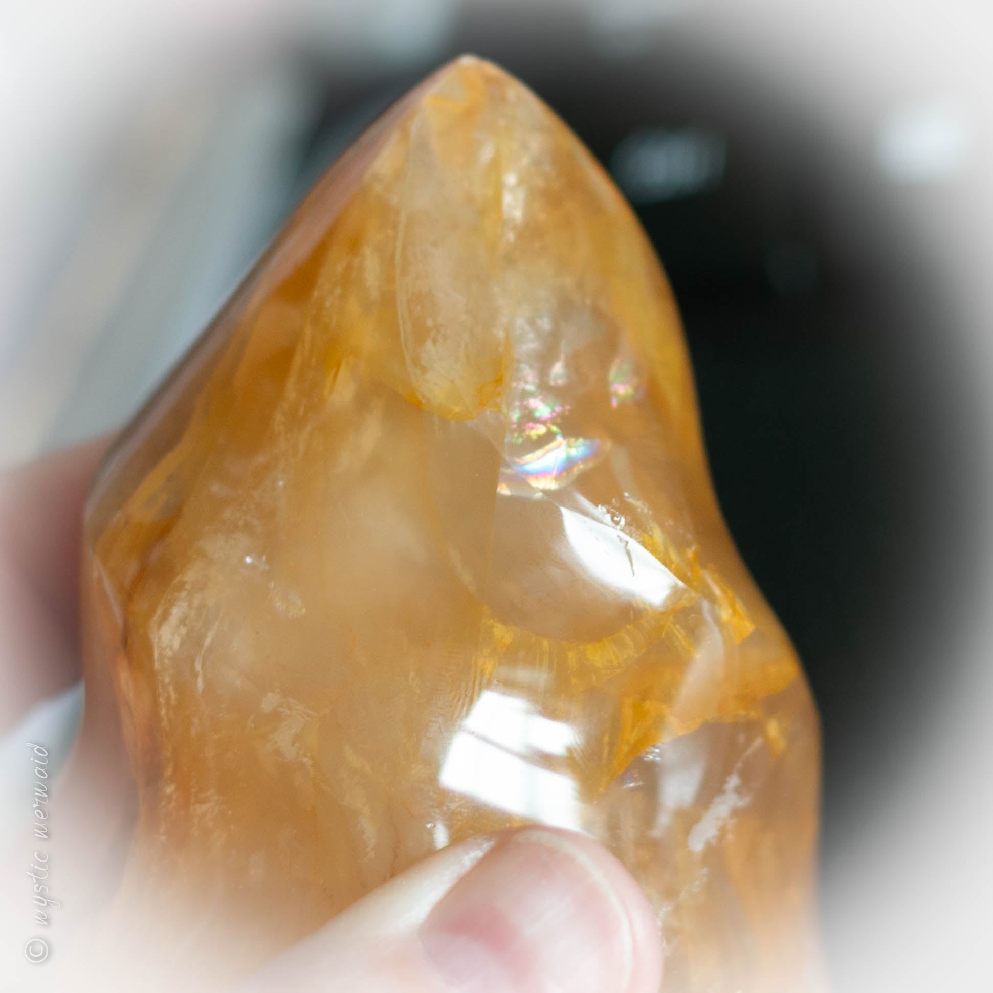 Golden Healer Flame Crystal
