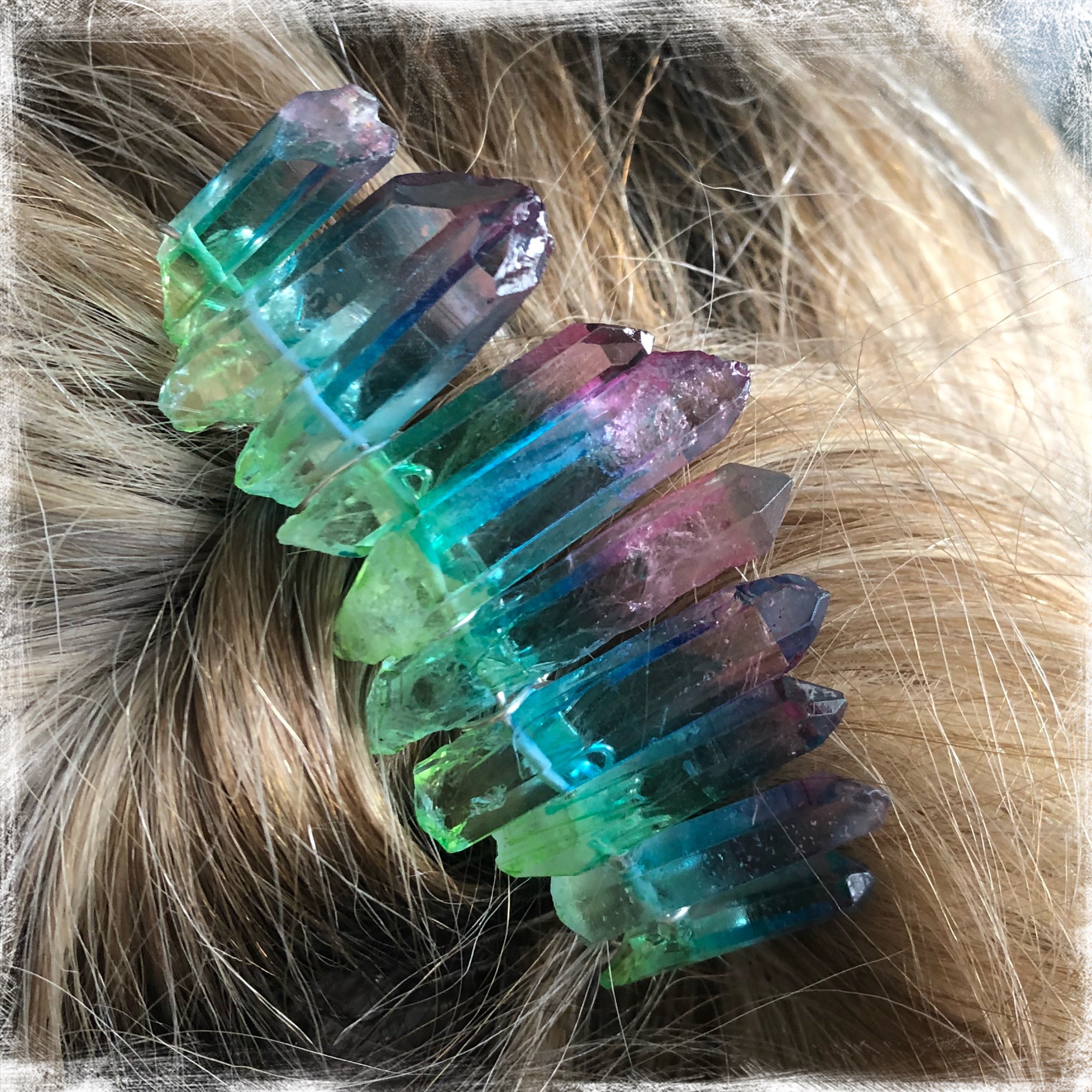 Rainbows and Unicorn Hair Comb