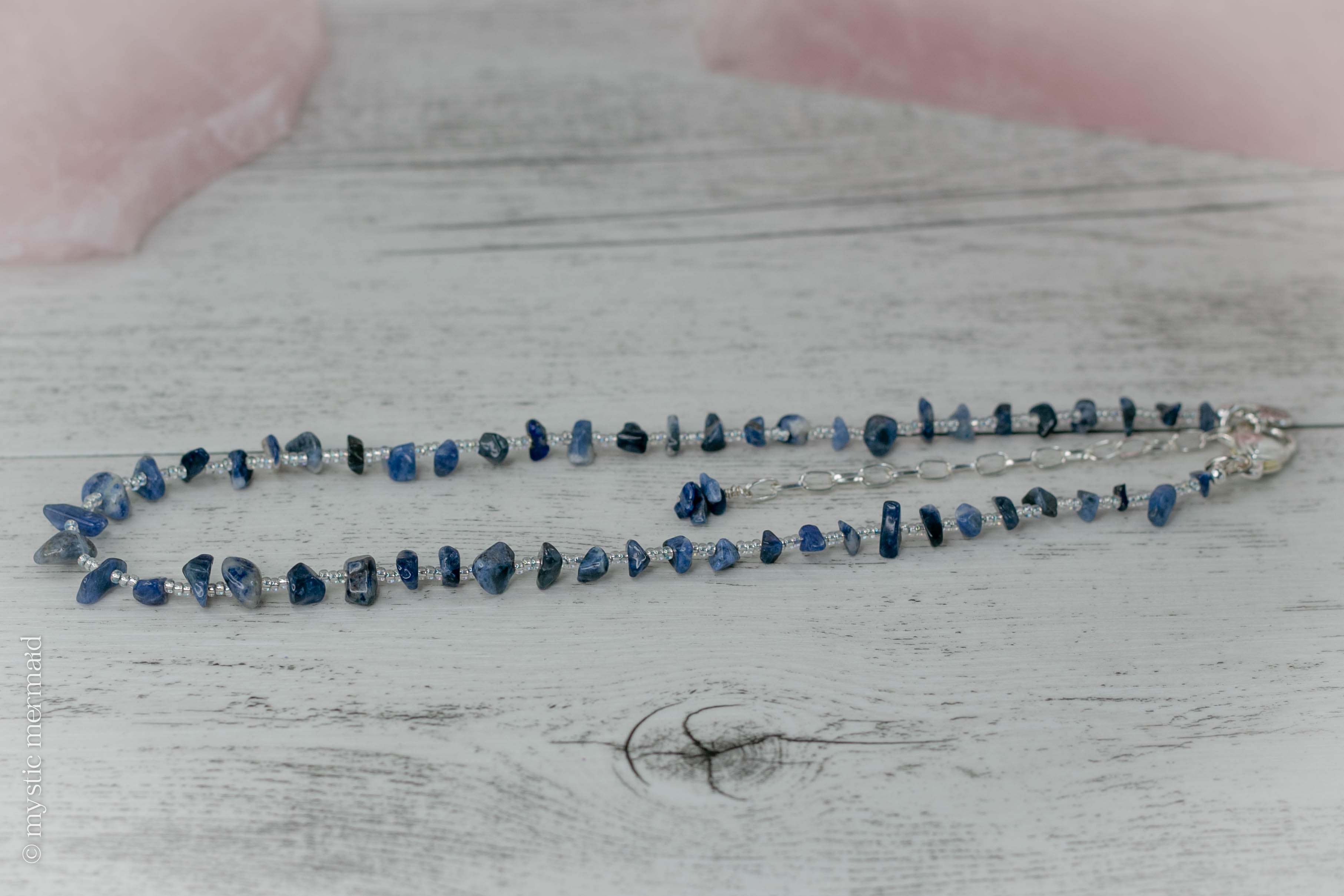 Neck Candy - Sodalite adjustable necklace