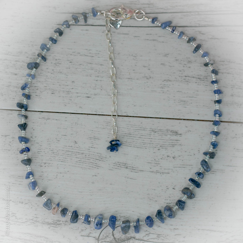 Neck Candy - Sodalite adjustable necklace