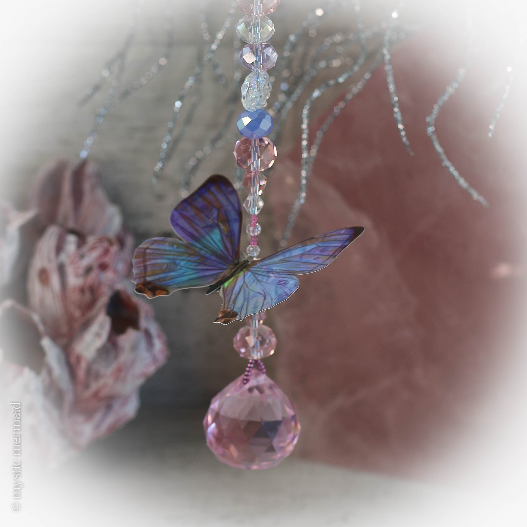 Flutter of Love - Holographic Butterfly SunCatcher by Mystic Mermaid