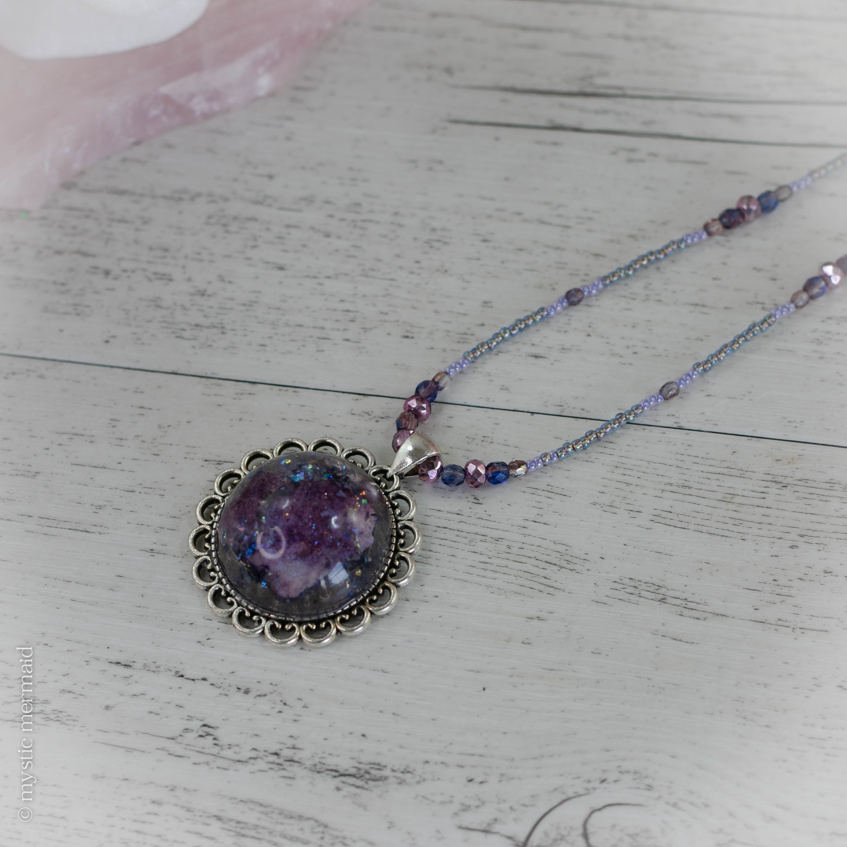 Purple Spirit Quartz Treasured Treat Necklace